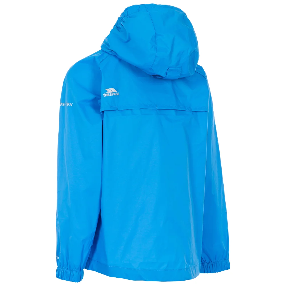 Kids Trespass Qikpac Blue Jacket (2-12yrs) - 3-4 Yrs Image 2