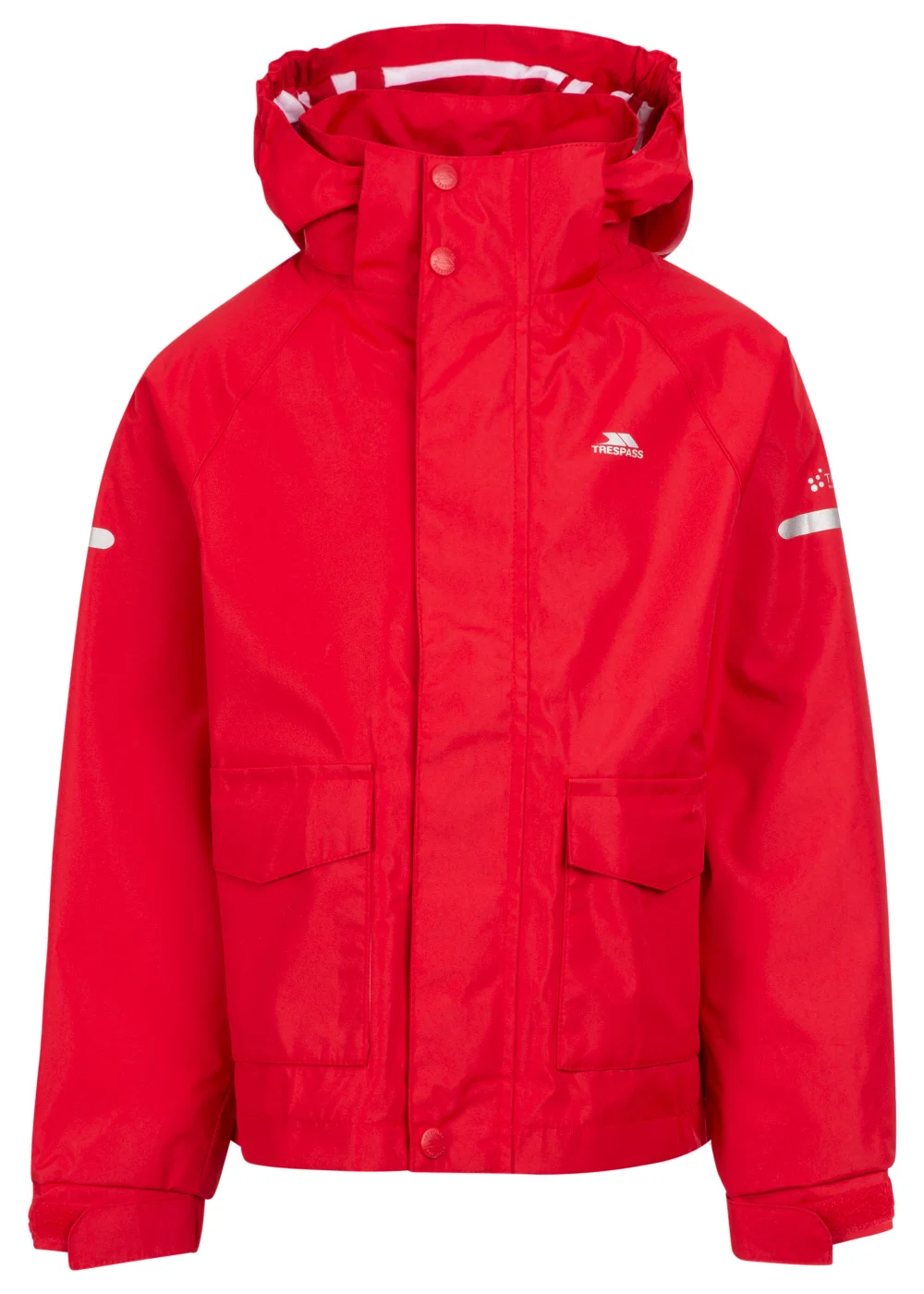 Kids Trespass Bluster Red Jacket (2-12yrs) - Age 7-8 Image 1