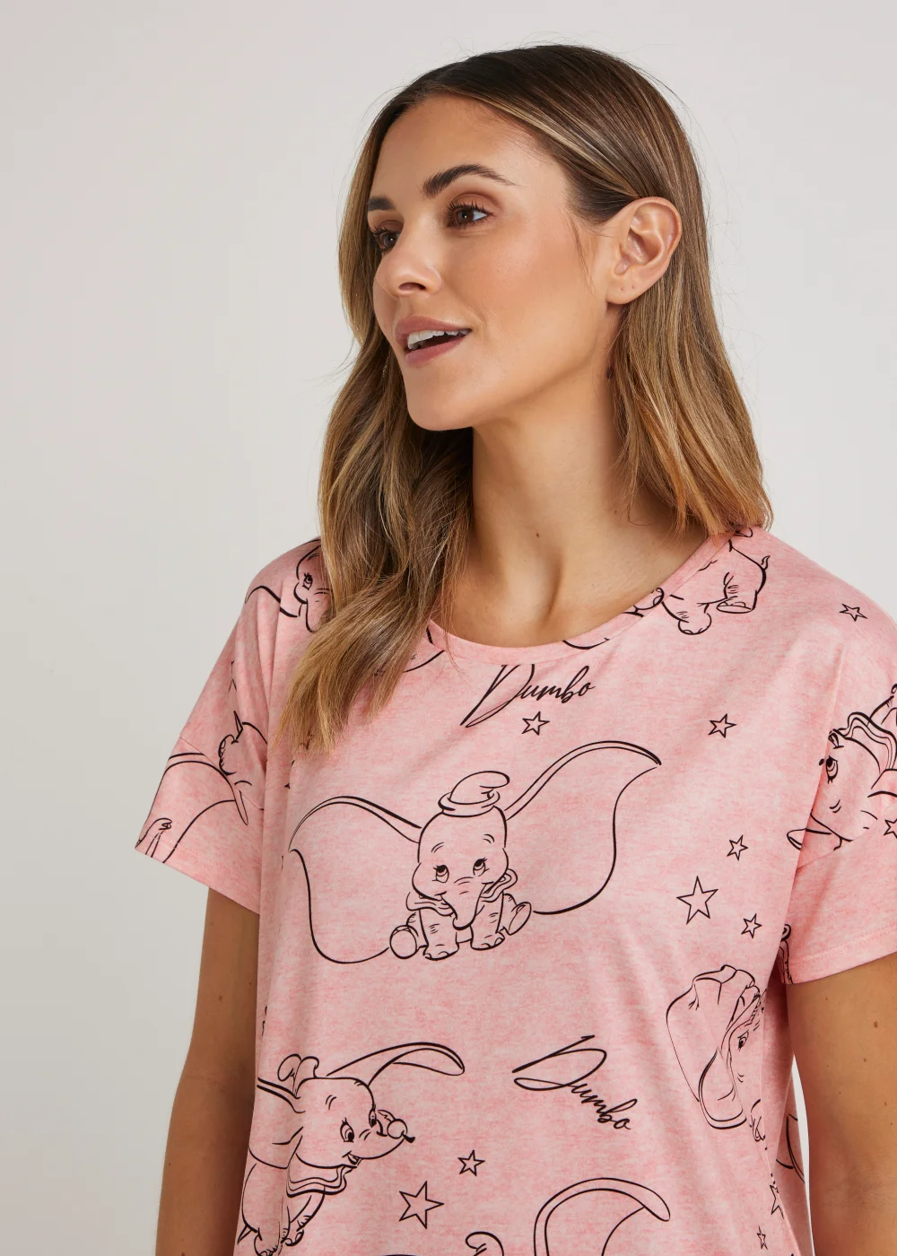 Pink Disney Dumbo Nightie - Small Image 3