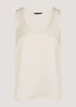 Et Vous Ivory Jersey Vest Top - Size 8 Image 5