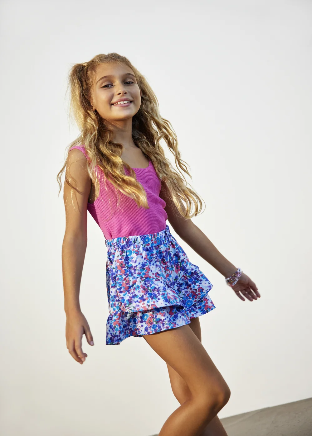 ONLY Girls Multicoloured Layered Skirt (6-14yrs) - 8 Yrs Image 1