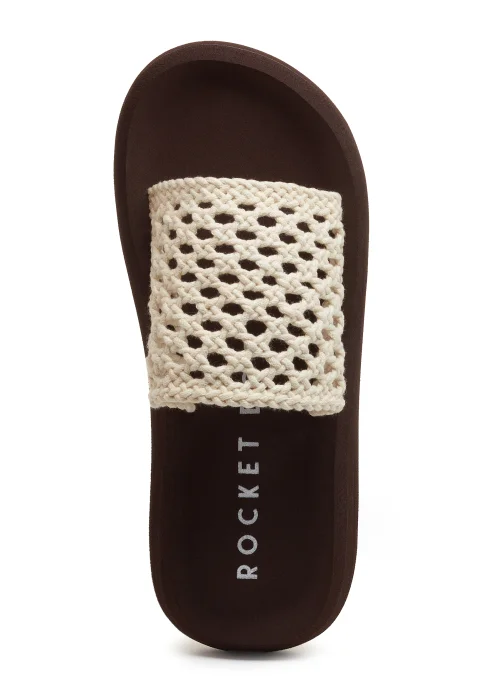 Rocket Dog Sunset Natural Woven Sliders - Size 5 Image 6