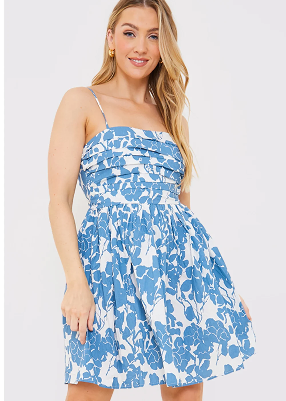 In the Style Jac Jossa Blue Floral Mini Dress - 8 Image 3