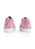 Start-Rite Loveheart Pink Print Riptape Canvas Shoes - 8.5 F Image 4