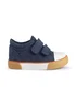 Start-Rite Blue Sandcastle Riptape Canvas Shoes - 7 F Image 1