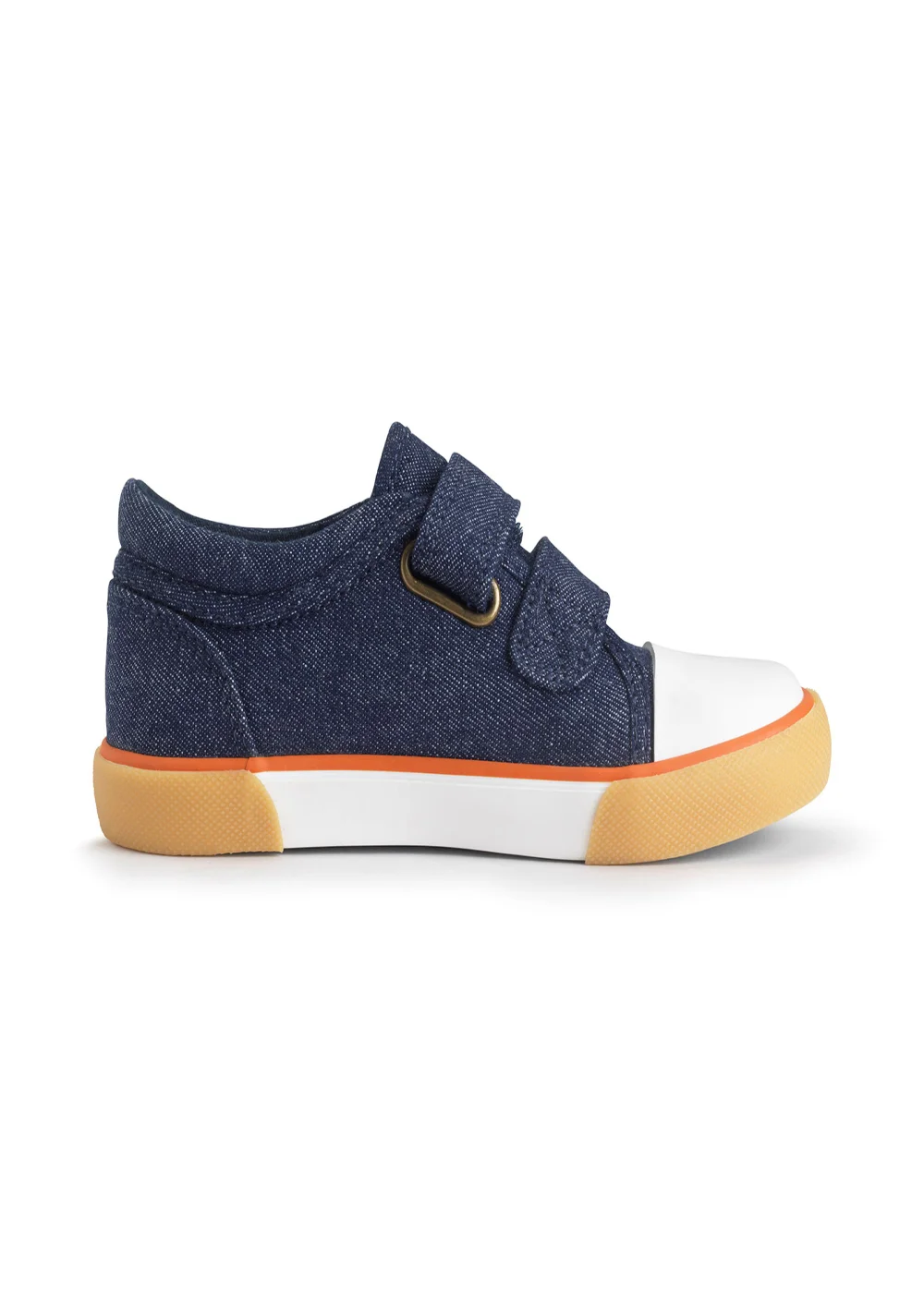 Start-Rite Blue Sandcastle Riptape Canvas Shoes - 7 F Image 3