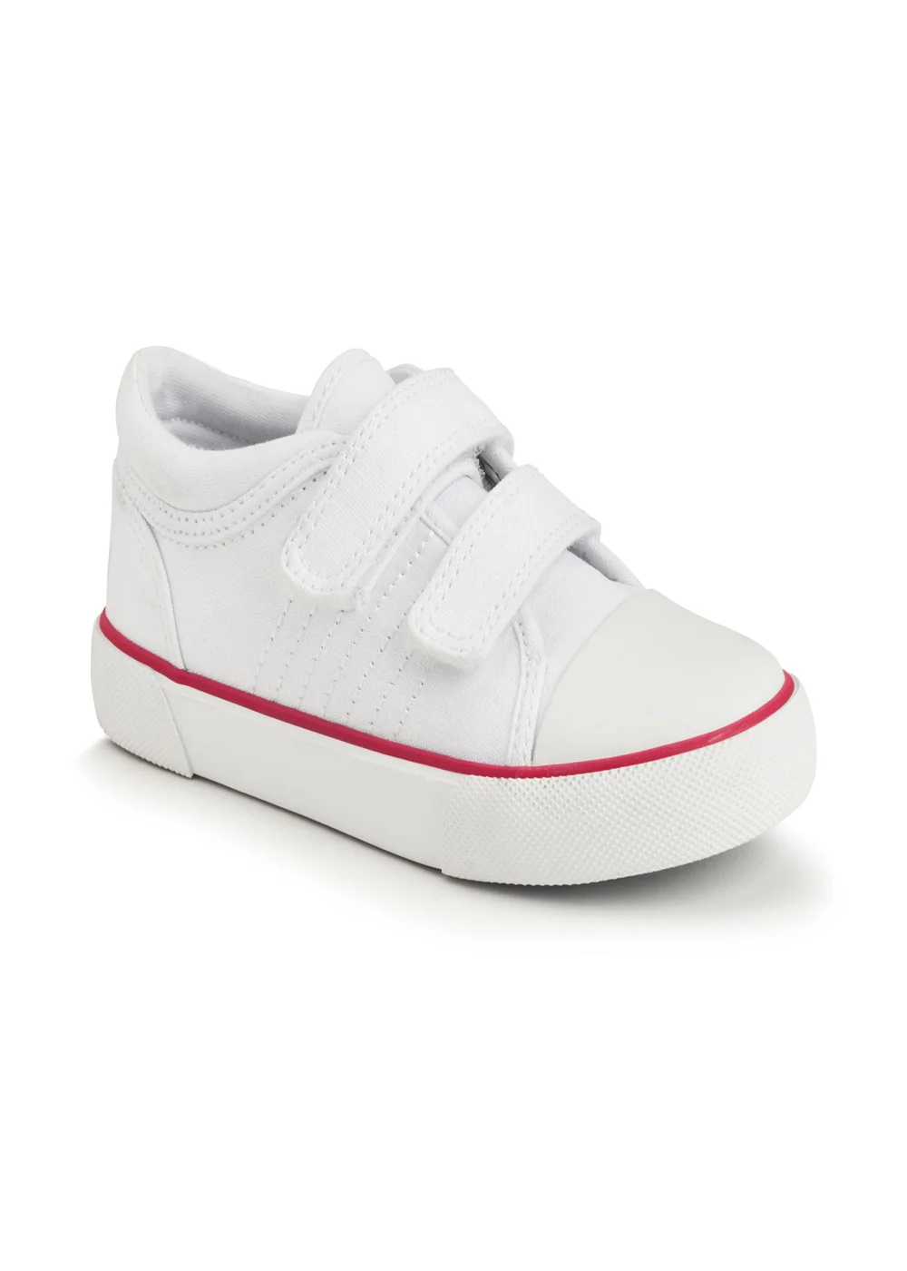 Start-Rite White Sandcastle Riptape Canvas Shoes - 7.5 F Image 2