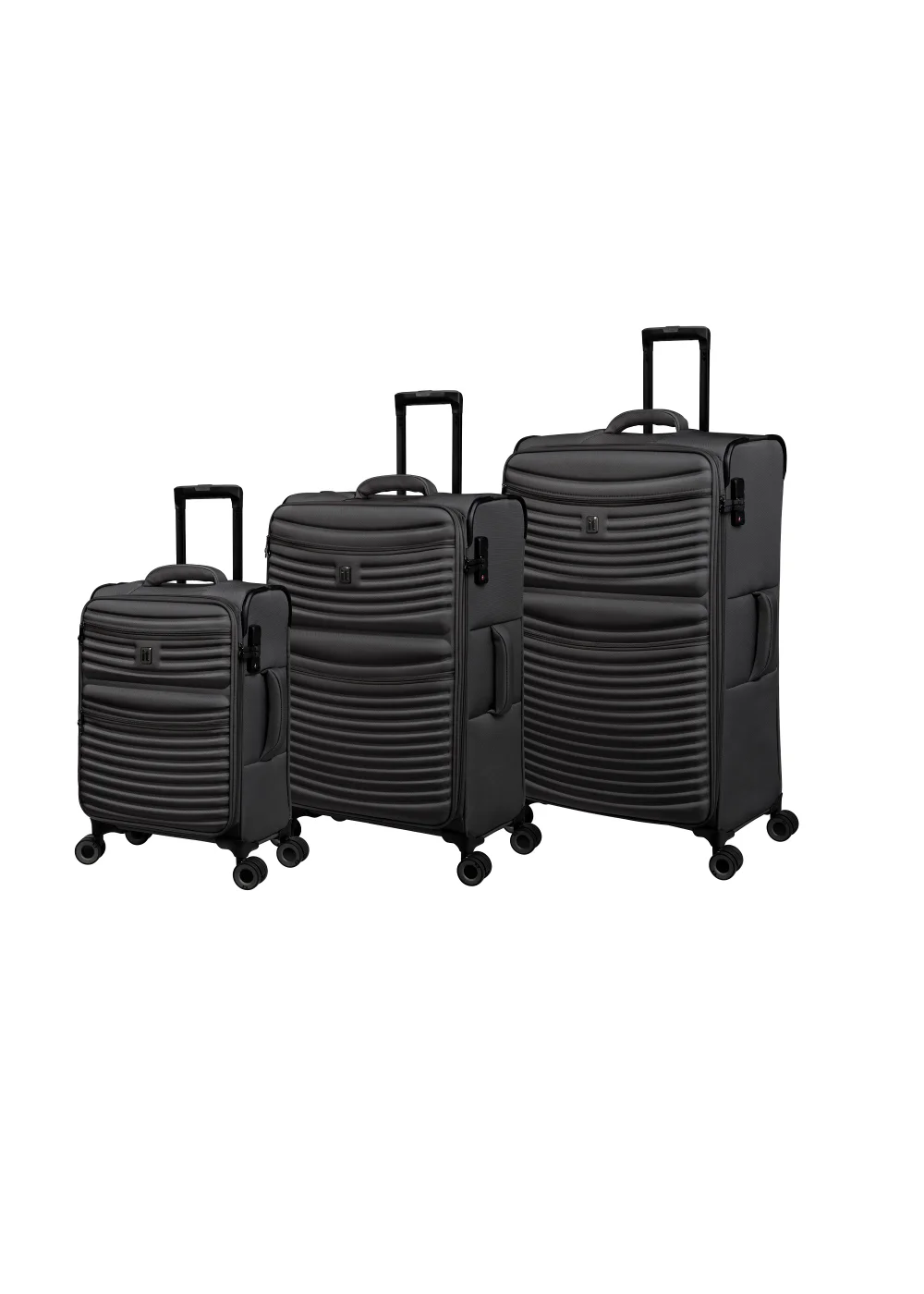 IT Luggage Precursor Grey Suitcase - Cabin Image 1