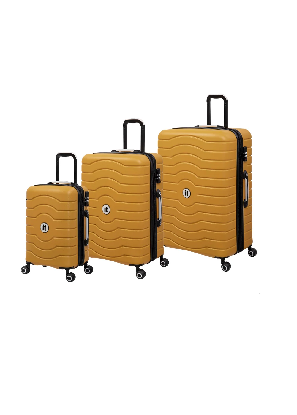 IT Luggage Intervolve Yellow Suitcase - Cabin Image 1