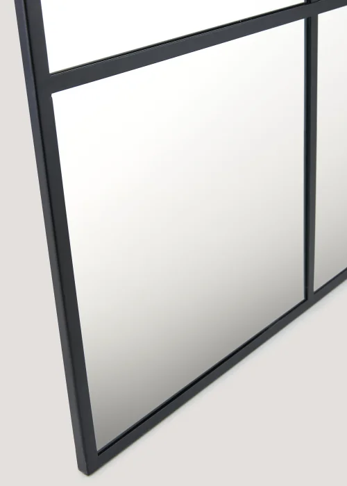 Black Square Metal Outdoor Mirror (60cm x 60cm x 1.5cm) Image 2
