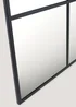 Black Square Metal Outdoor Mirror (60cm x 60cm x 1.5cm) Image 2