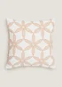 Tan Geo Dots Reversible Outdoor Cushion (43cm x 43cm) Image 1