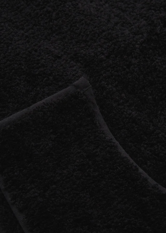 Black Quick Dry Bath & Pedestal Mat