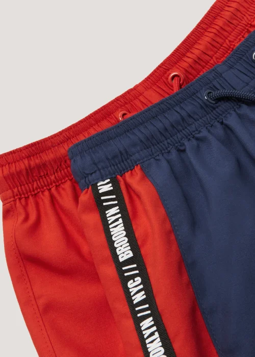 Boys 2 Pack NYC Swim Shorts (3-11yrs) - 3-4 Yrs Image 2
