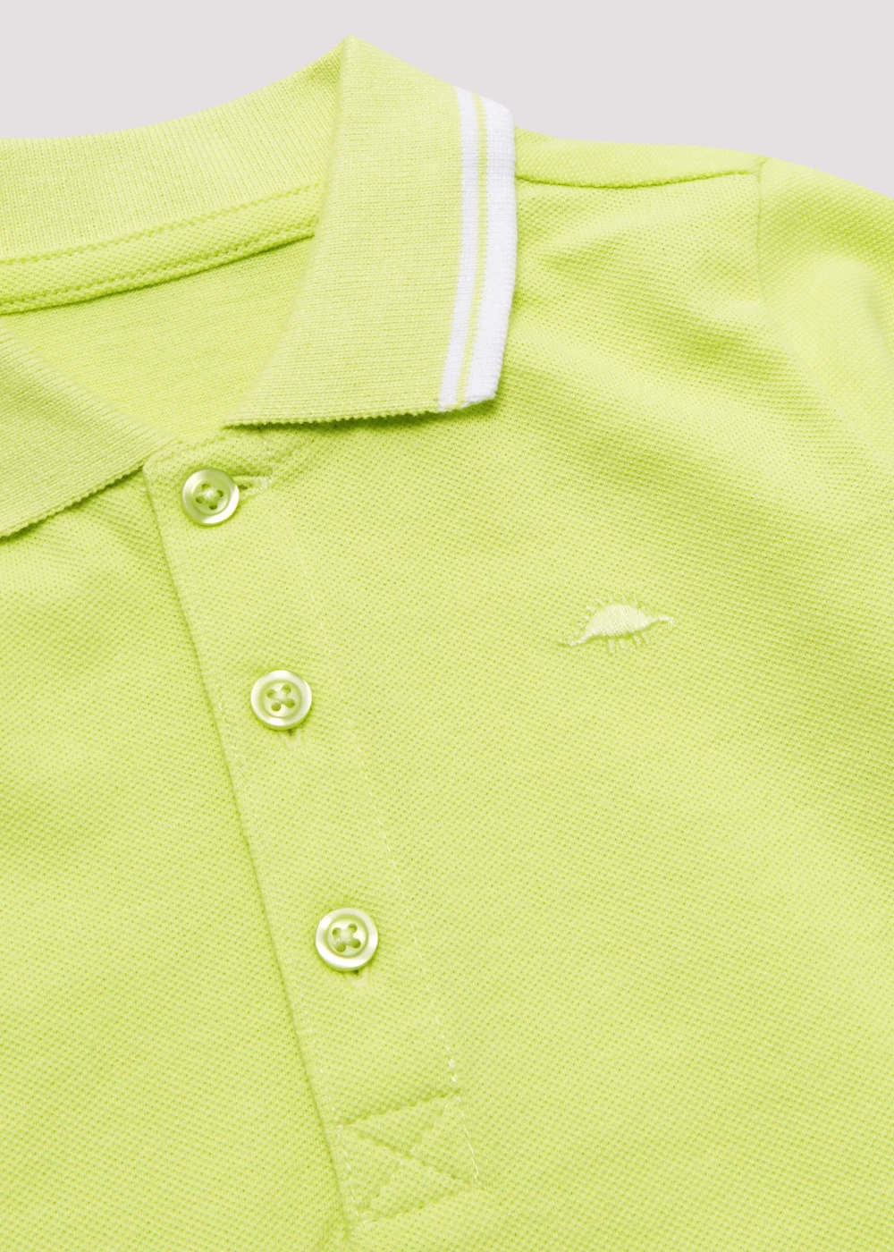 Boys Lime Polo Shirt (9mths-6yrs) - Age 9 - 12 Months Image 2
