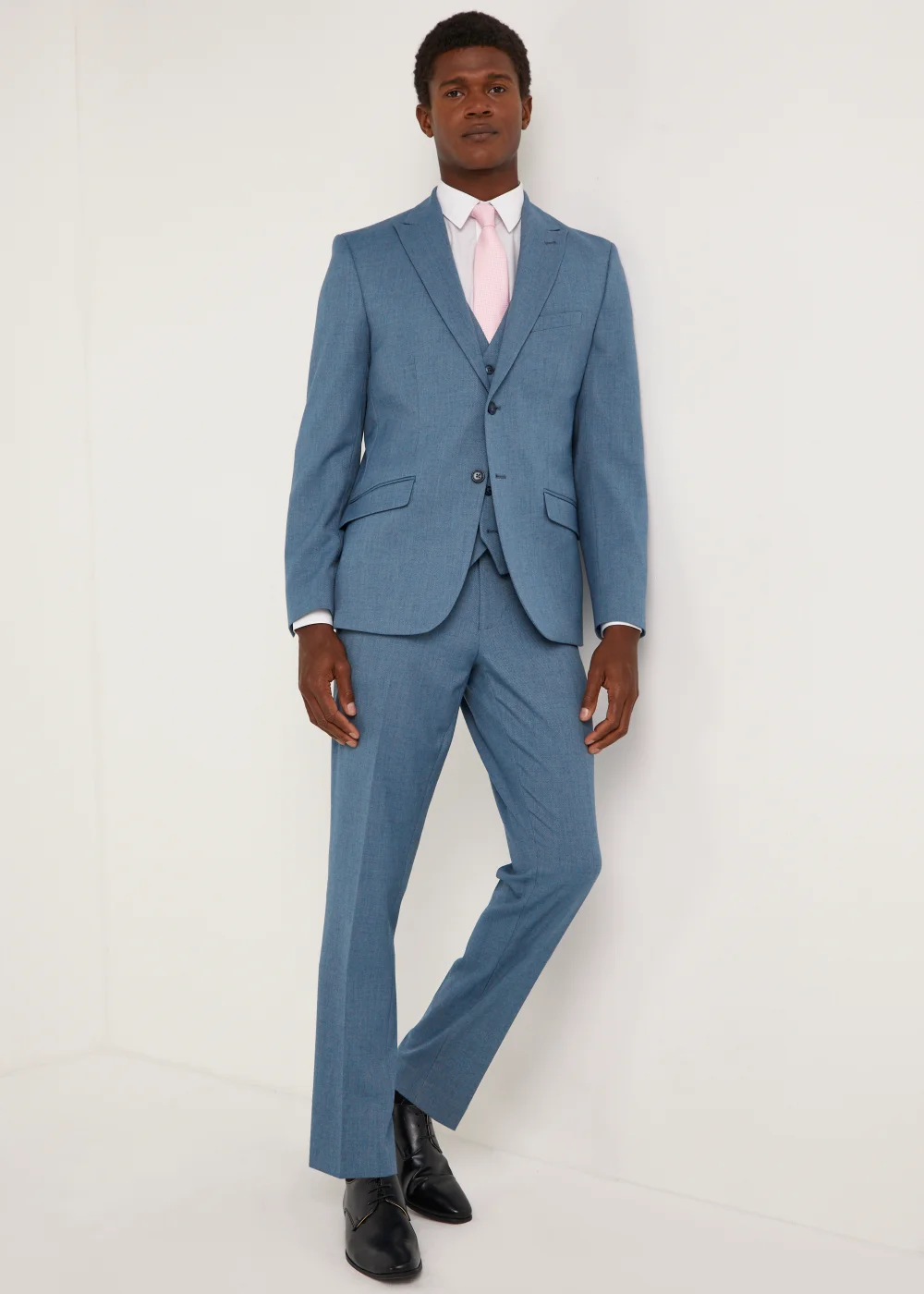 Taylor & Wright Ledger Blue Slim Fit Suit Jacket - 36 Chest Regular Image 4