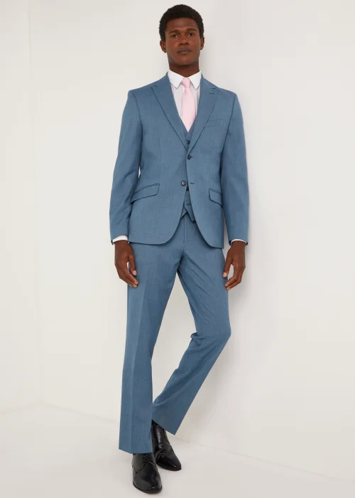 Taylor & Wright Ledger Blue Slim Fit Suit Jacket - 36 Chest Regular Image 4