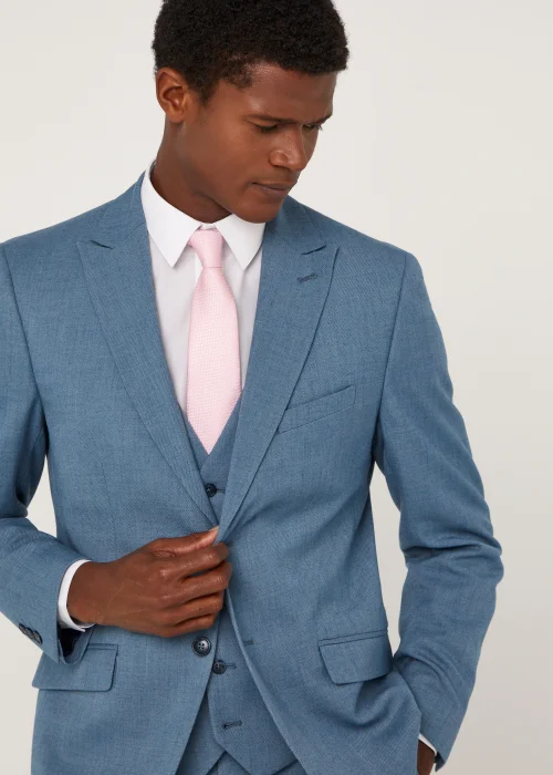 Taylor & Wright Ledger Blue Slim Fit Suit Jacket - 36 Chest Regular Image 3