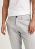 Ivory Straight Fit Stretch Chinos - 30 Waist Regular Image 3
