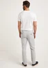 Ivory Straight Fit Stretch Chinos - 30 Waist Regular Image 2