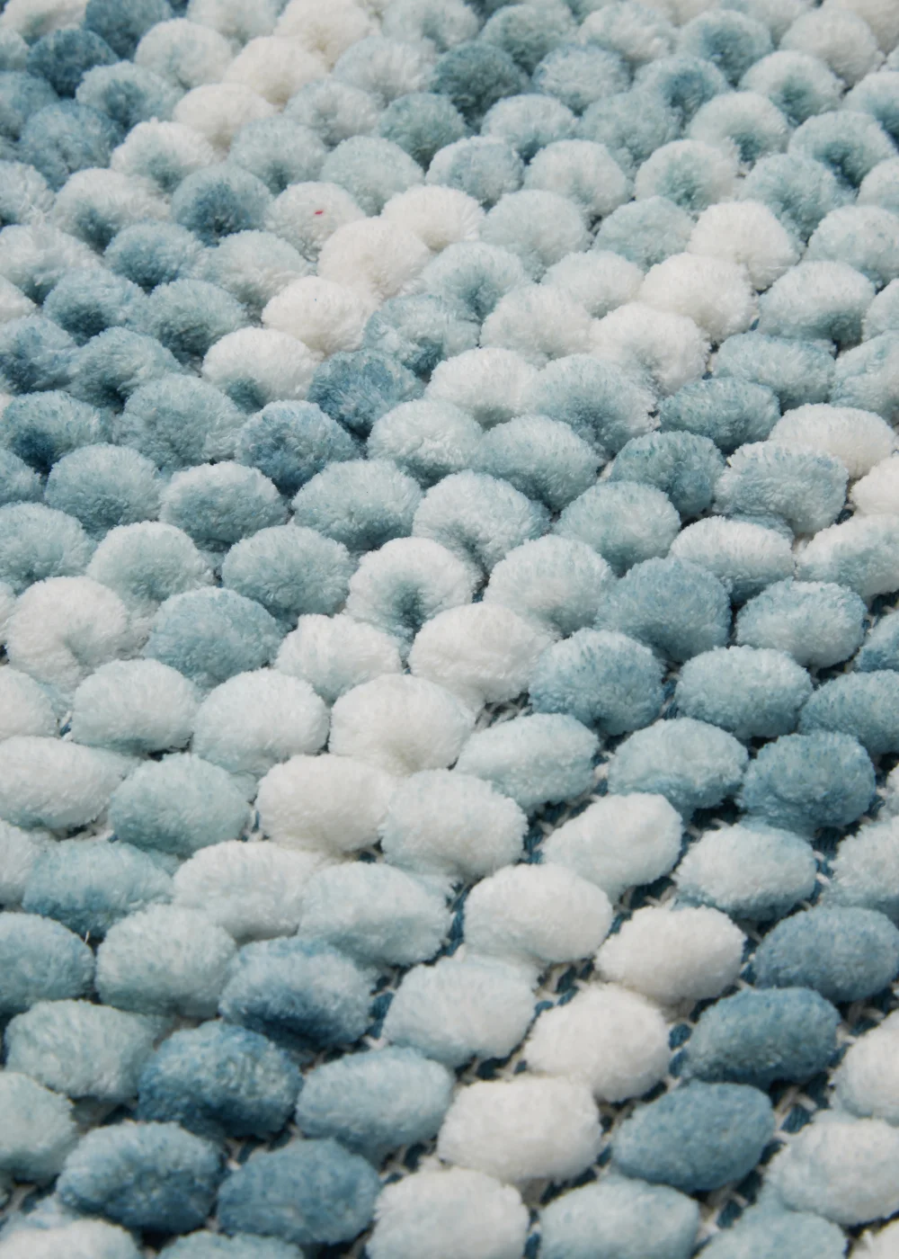 Blue Marl Bath Mat (50cm x 80cm) Image 2