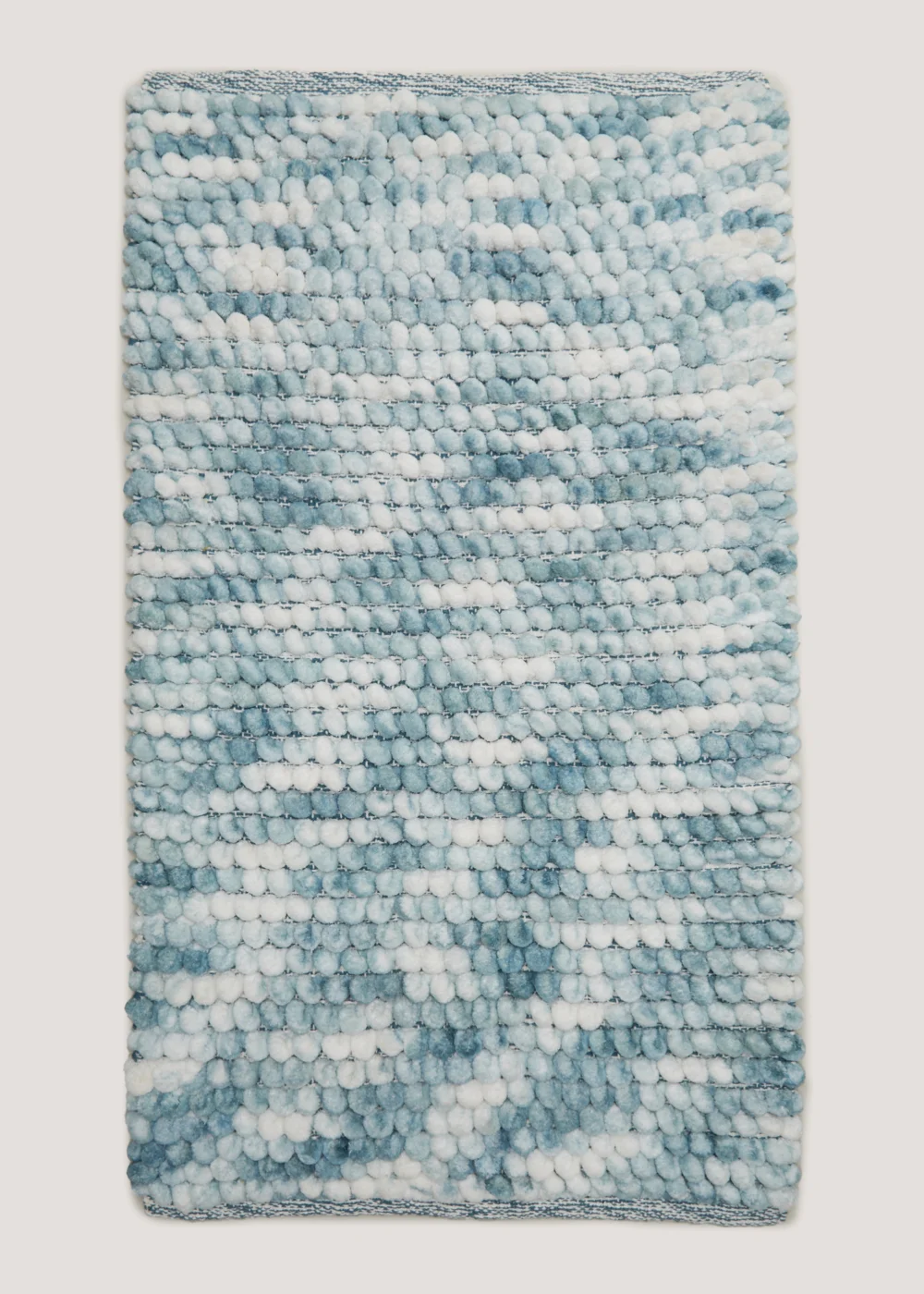 Blue Marl Bath Mat (50cm x 80cm) Image 1