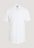 Taylor & Wright White Textured Regular Fit Shirt - 15 Collar Image 1