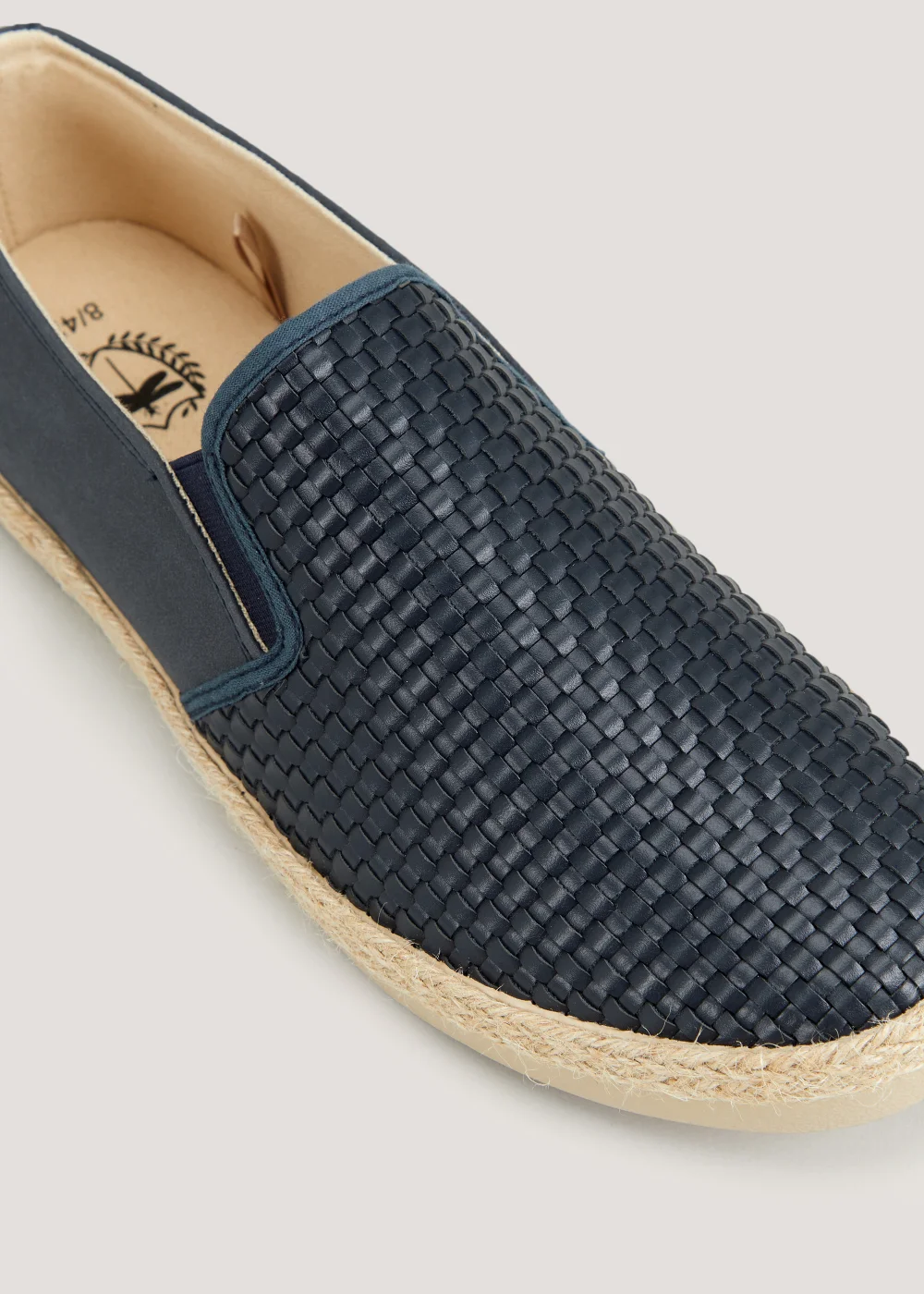 Navy Woven Espadrilles - Size 6 Image 2