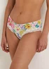 3 Pack Multicoloured Print Micro Brazilian Knickers - Size 8 Image 3