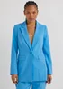 Be Beau Blue Crepe Blazer - 8 Image 1