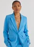 Be Beau Blue Crepe Blazer - 8 Image 3