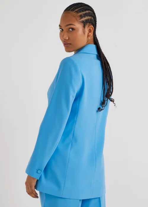 Be Beau Blue Crepe Blazer - 8 Image 2