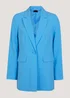 Be Beau Blue Crepe Blazer - 8 Image 5