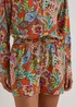Be Beau Multicoloured Paisley Satin Shorts - 8 Image 3