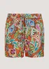 Be Beau Multicoloured Paisley Satin Shorts - 8 Image 5