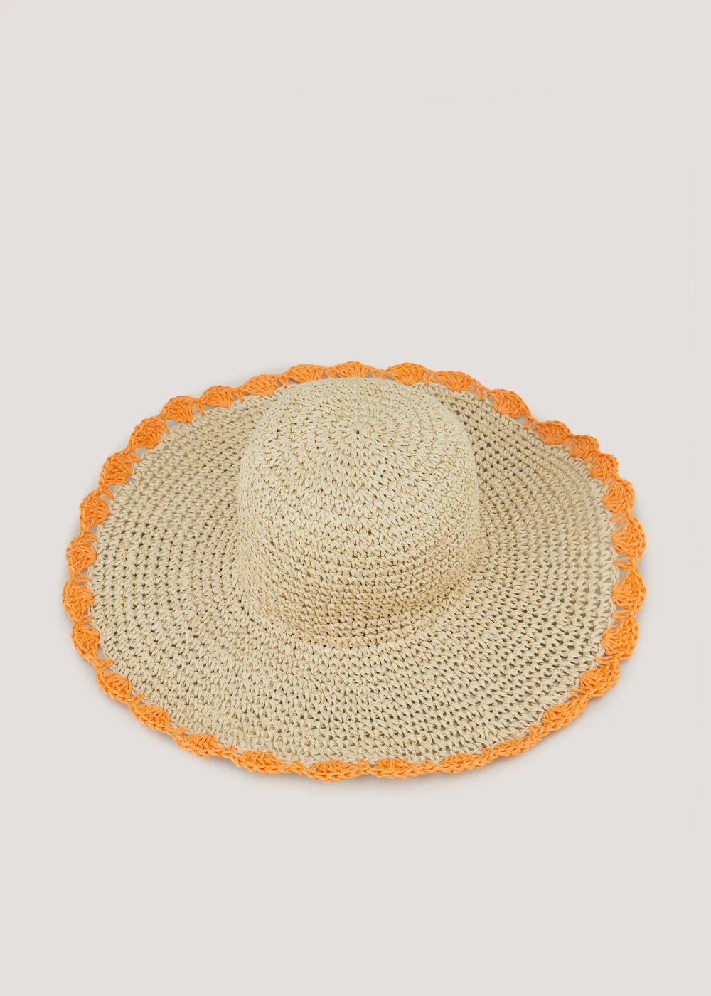 Natural Brim Sun Hat - One Size Image 1