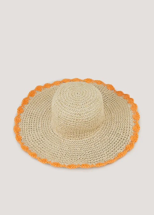 Natural Brim Sun Hat - One Size Image 1