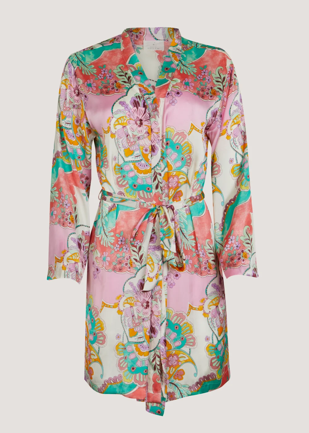 satin dressing gown matalan Blue Satin Dressing Gown - Small