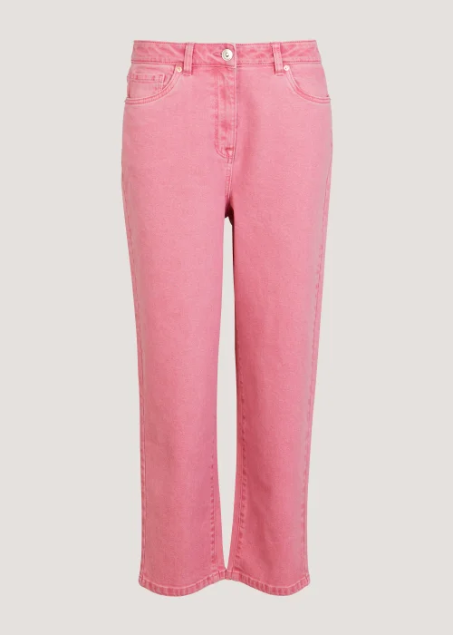 Ava Pink Mom Jeans - Size 08 29 leg Image 5