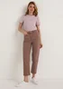 Ava Brown Mom Jeans - Size 08 29 leg Image 1