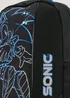 Kids Black Sonic Backpack - One Size Image 2