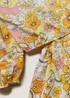 Girls Yellow Floral Satin Top & Skirt Set (4-13yrs) - 4 Yrs Image 2