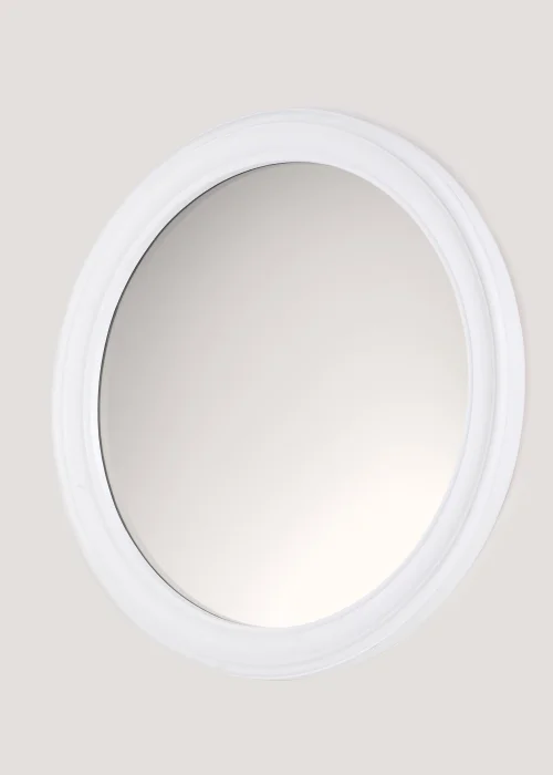 White Round Porthole Mirror (60cm) Image 2