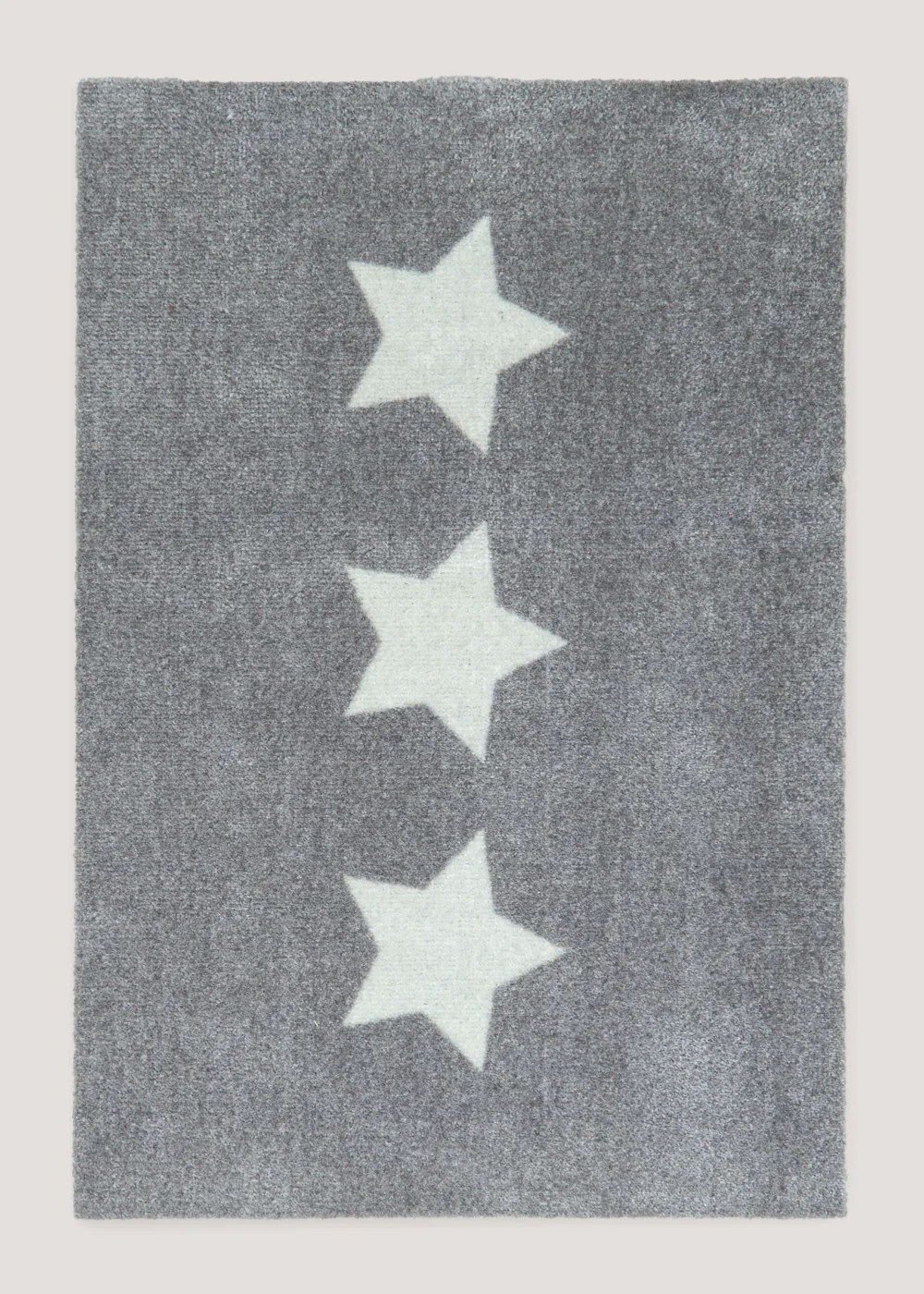Grey Star Print Washable Muddle Mat (50cm x 75cm) Image 1