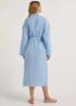 Blue Double Cloth Dressing Gown - Small Image 2