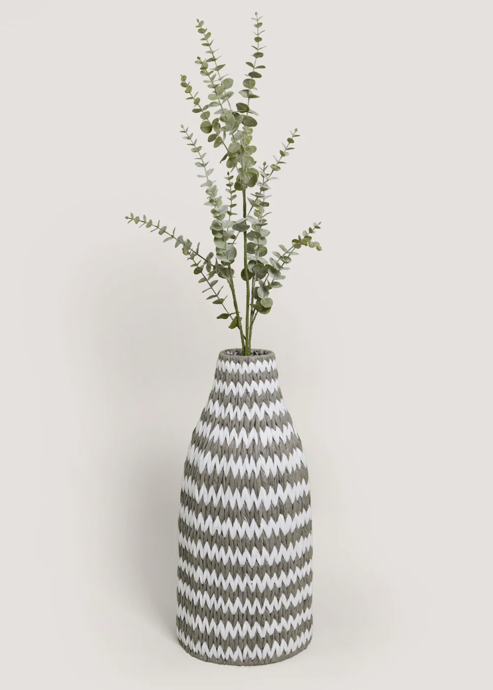 Grey Woven Paper Vase (60cm) Image 2