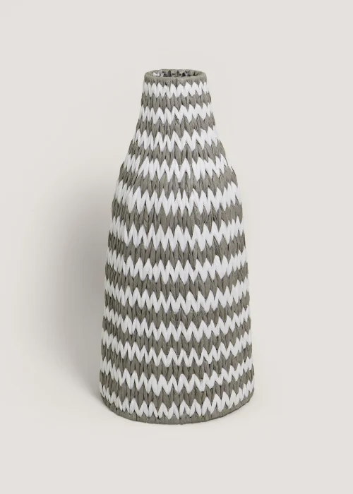 Grey Woven Paper Vase (60cm) Image 1