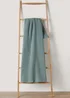 Green Waffle Throw (130cm x 150cm) Image 1