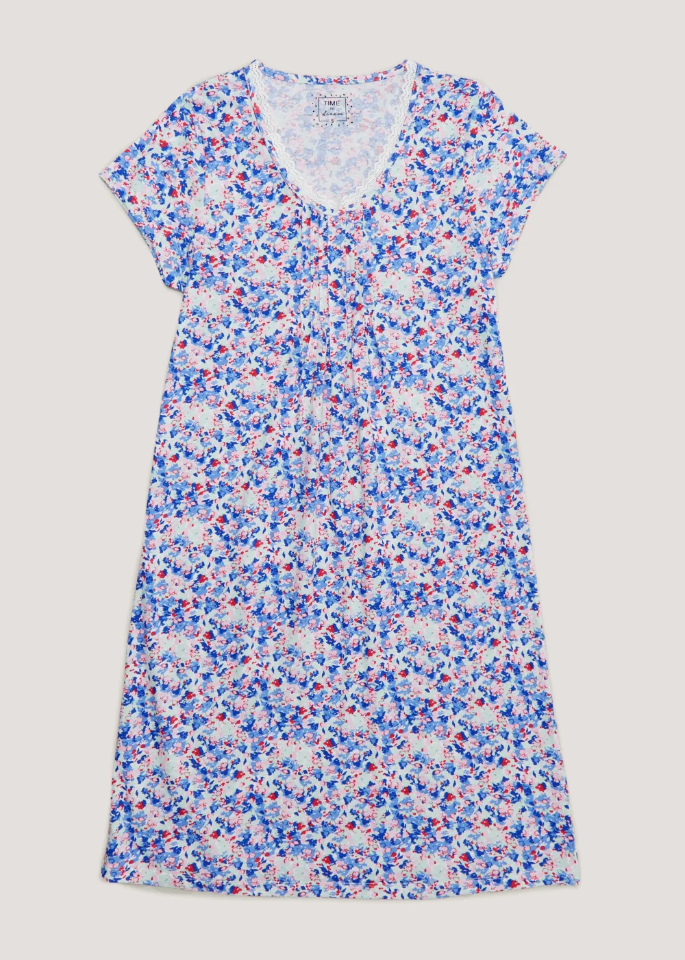 Multicoloured Lace Nightie - Small Image 4