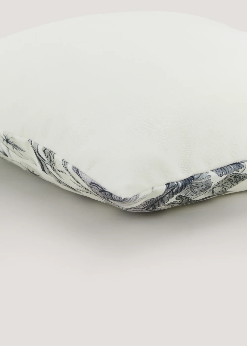 White Jungle Bird Cushion (43cm x 43cm) Image 2